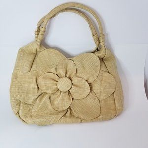 Summer straw-style tote